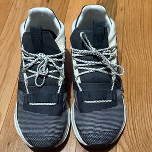 On Running Blue and Gray Athletic Shoes